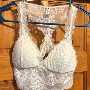 Wishlist Lace Bralette in Cream